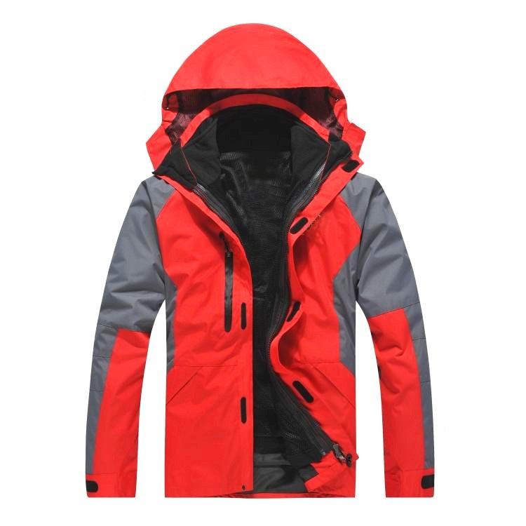 戶外三合一空白光板登山沖鋒衣防寒服 訂做工衣 可印LOGO